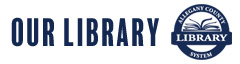 ACLS logo - Our Library with ACLS icon open book in circle